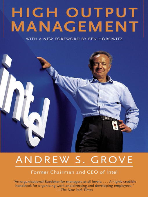 Title details for High Output Management by Andrew S. Grove - Wait list